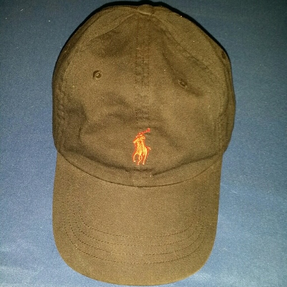 vintage polo hat leather strap